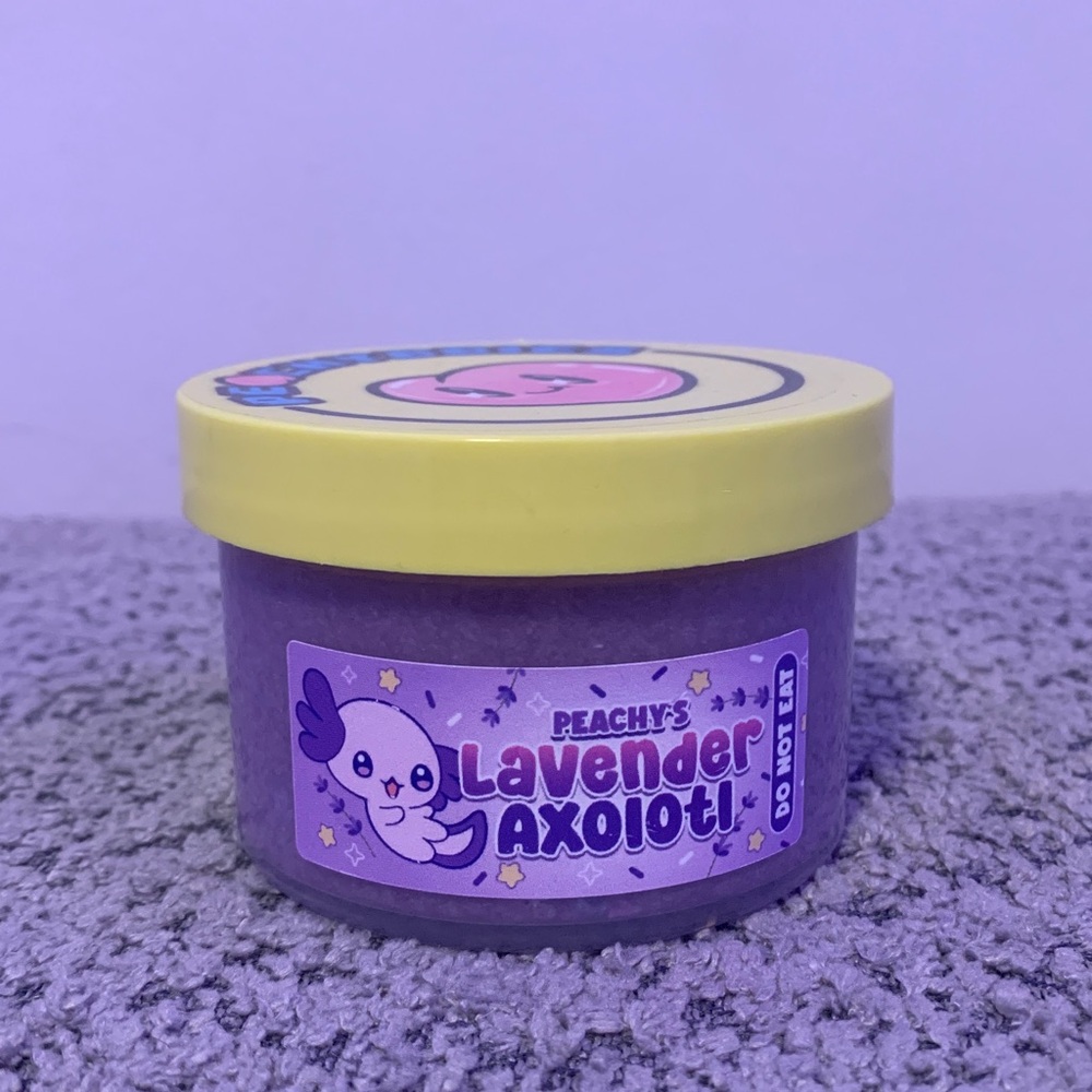 Peachybbies Lavender Axolotl Slime